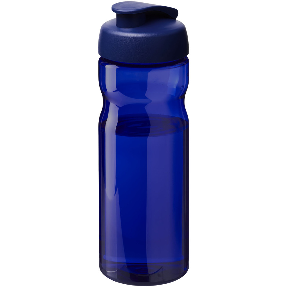 Bouteille publicitaire de sport H2O Active® Base Tritan™ de 650 ml à couvercle à clapet