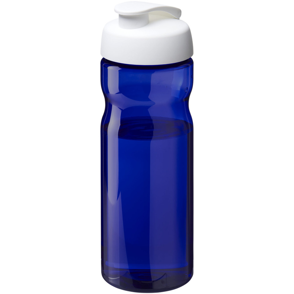 Bouteille publicitaire de sport H2O Active® Base Tritan™ de 650 ml à couvercle à clapet