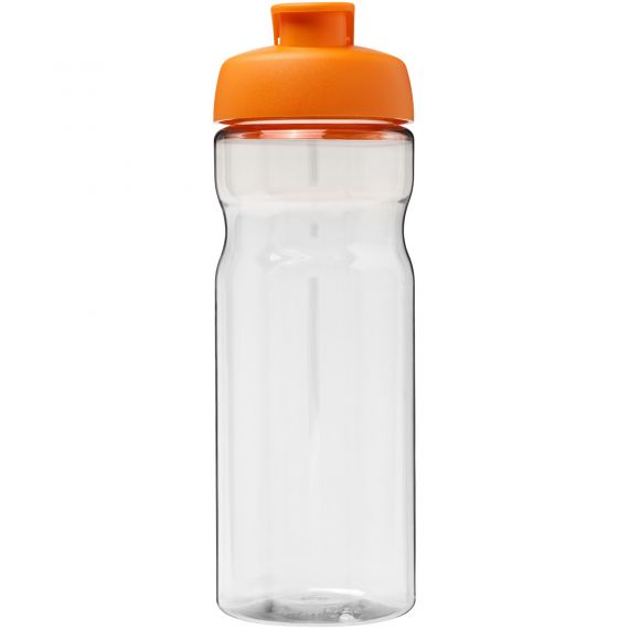 Bouteille publicitaire de sport H2O Active® Base Tritan™ de 650 ml à couvercle à clapet