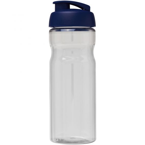 Bouteille publicitaire de sport H2O Active® Base Tritan™ de 650 ml à couvercle à clapet