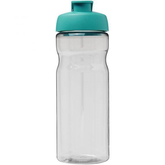 Bouteille publicitaire de sport H2O Active® Base Tritan™ de 650 ml à couvercle à clapet