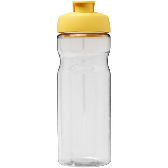 Bouteille publicitaire de sport H2O Active® Base Tritan™ de 650 ml à couvercle à clapet