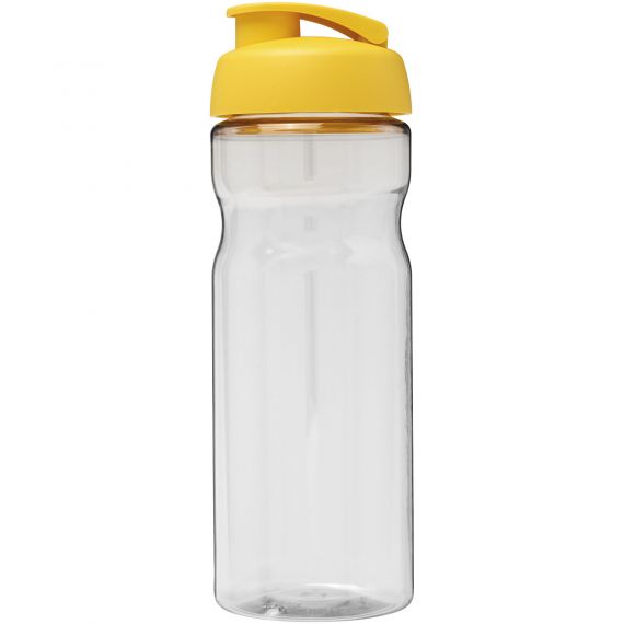 Bouteille publicitaire de sport H2O Active® Base Tritan™ de 650 ml à couvercle à clapet