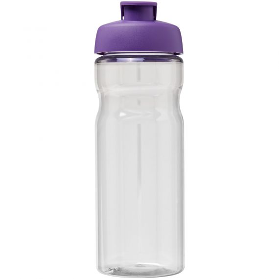 Bouteille publicitaire de sport H2O Active® Base Tritan™ de 650 ml à couvercle à clapet