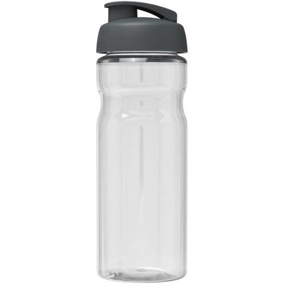 Bouteille publicitaire de sport H2O Active® Base Tritan™ de 650 ml à couvercle à clapet