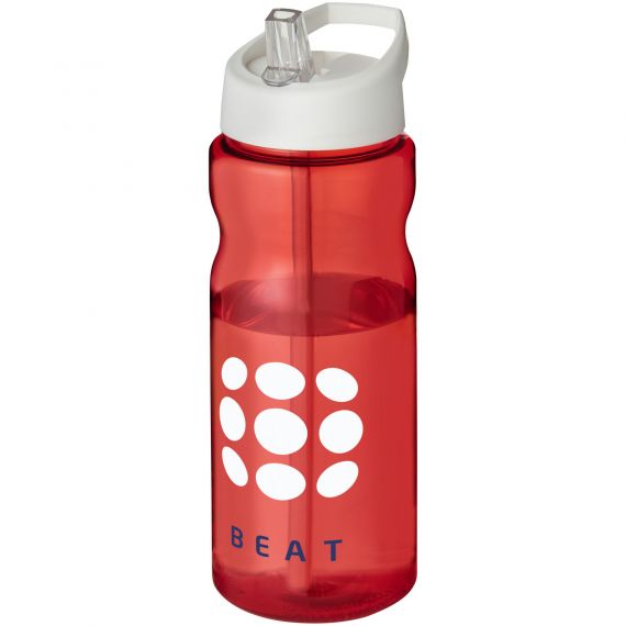 Gourde publicitaire de sport H2O Active® Base Tritan™ de 650 ml avec couvercle à bec verseur