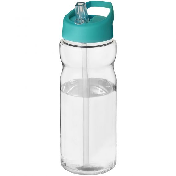 Gourde publicitaire de sport H2O Active® Base Tritan™ de 650 ml avec couvercle à bec verseur