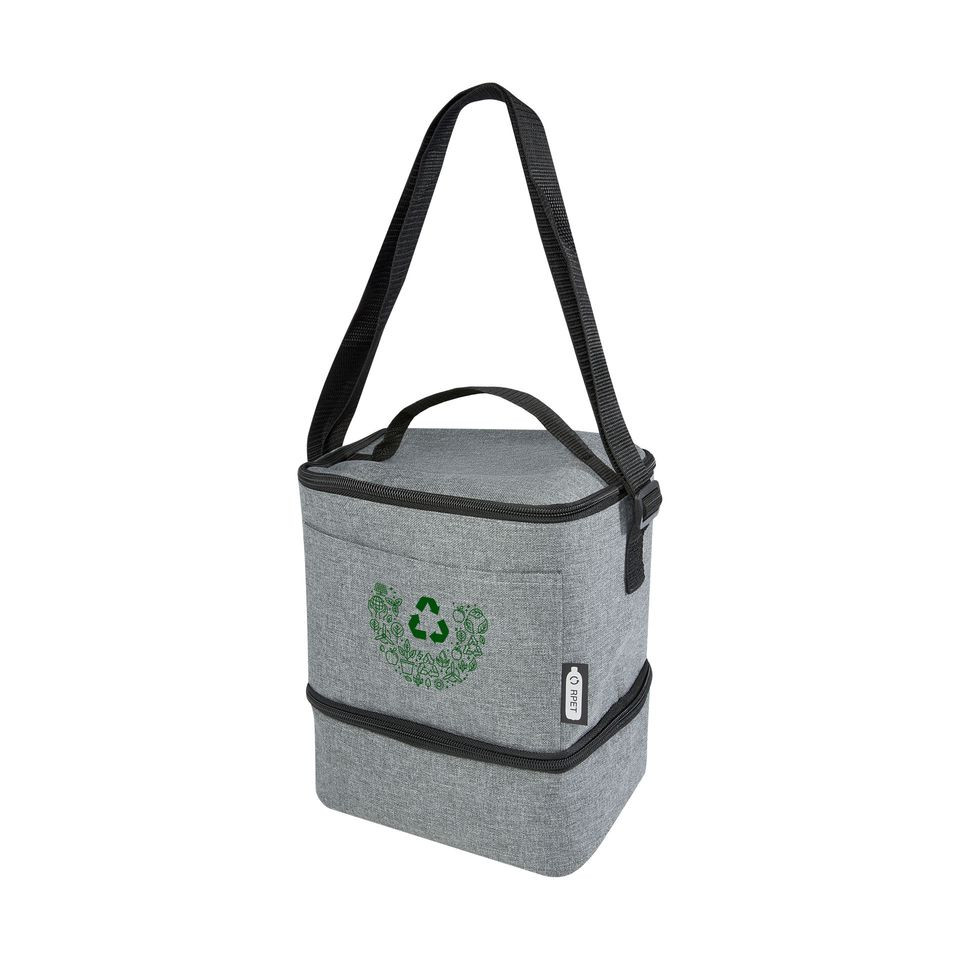 Sac-repas publicitaire isotherme Tundra en RPET pour 9 canettes