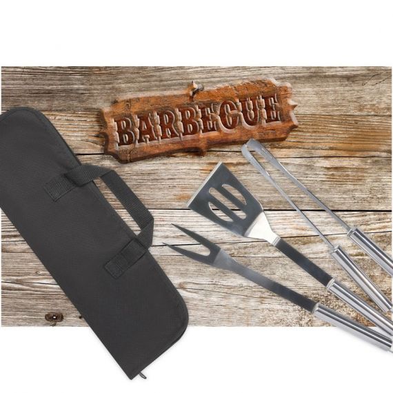 Ensemble publicitaire à barbecue Barcabo de 3 pièces