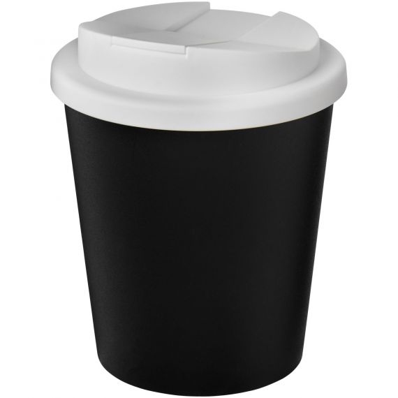 Gobelet publicitaire recyclé Americano® Espresso Eco de 250 ml avec couvercle anti-déversement