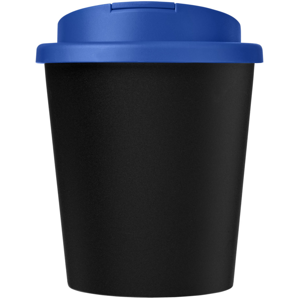 Gobelet publicitaire recyclé Americano® Espresso Eco de 250 ml avec couvercle anti-déversement