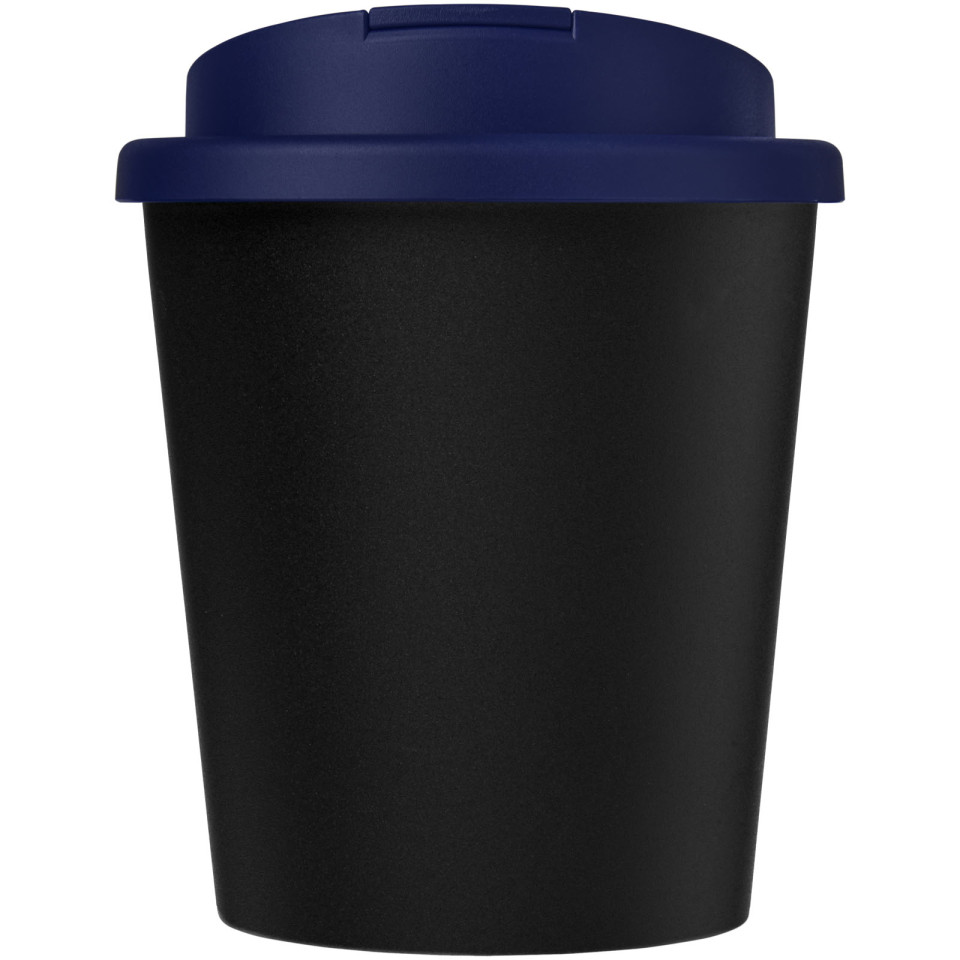 Gobelet publicitaire recyclé Americano® Espresso Eco de 250 ml avec couvercle anti-déversement