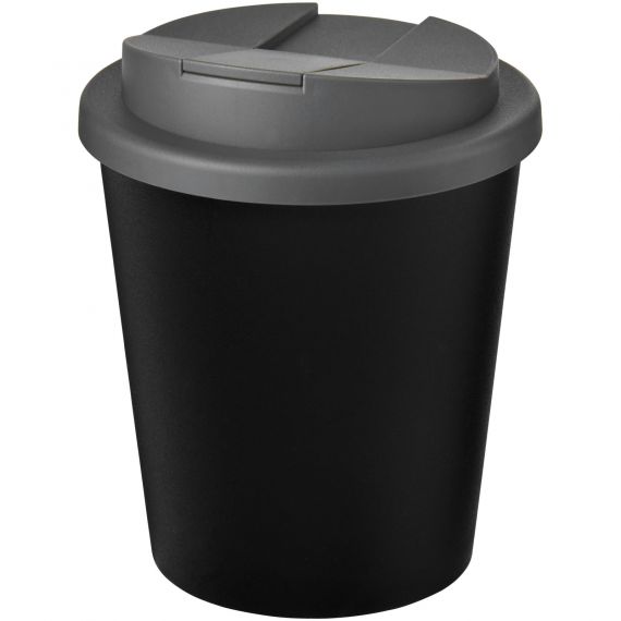 Gobelet publicitaire recyclé Americano® Espresso Eco de 250 ml avec couvercle anti-déversement