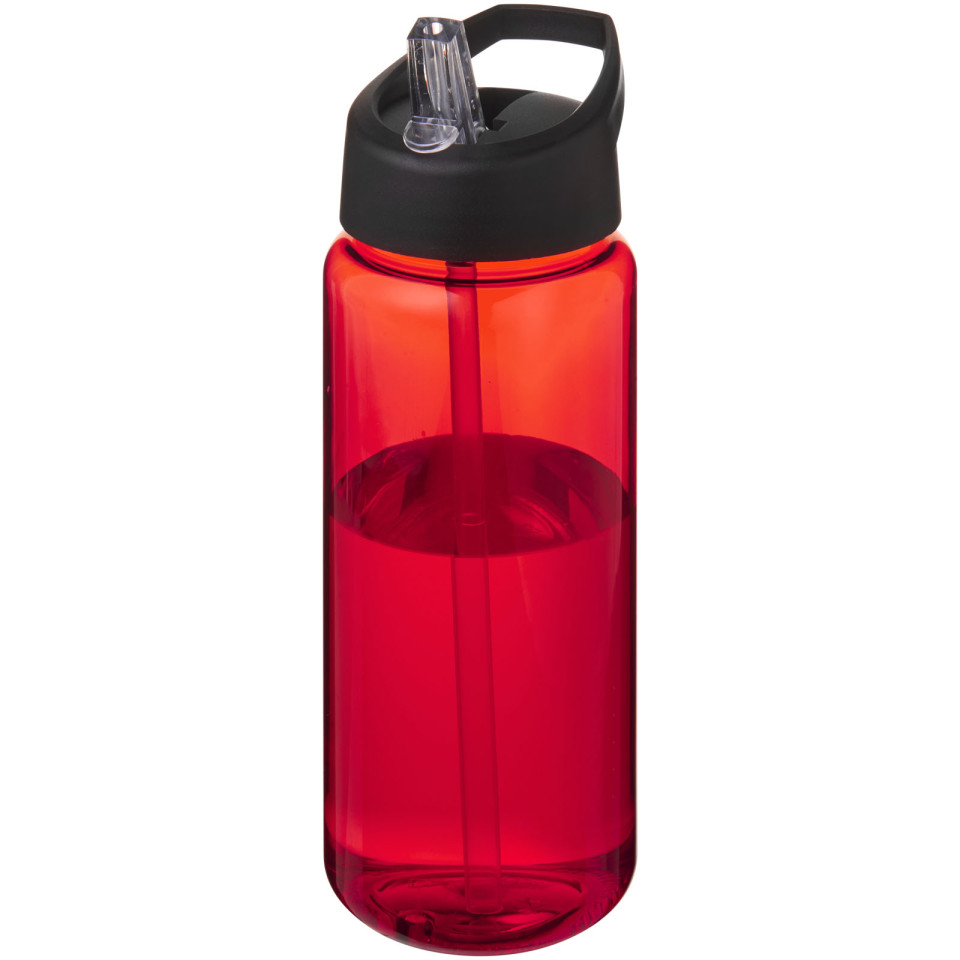 Bouteille publicitaire de sport H2O Active® Octave Tritan™ de 600 ml avec couvercle à bec verseur