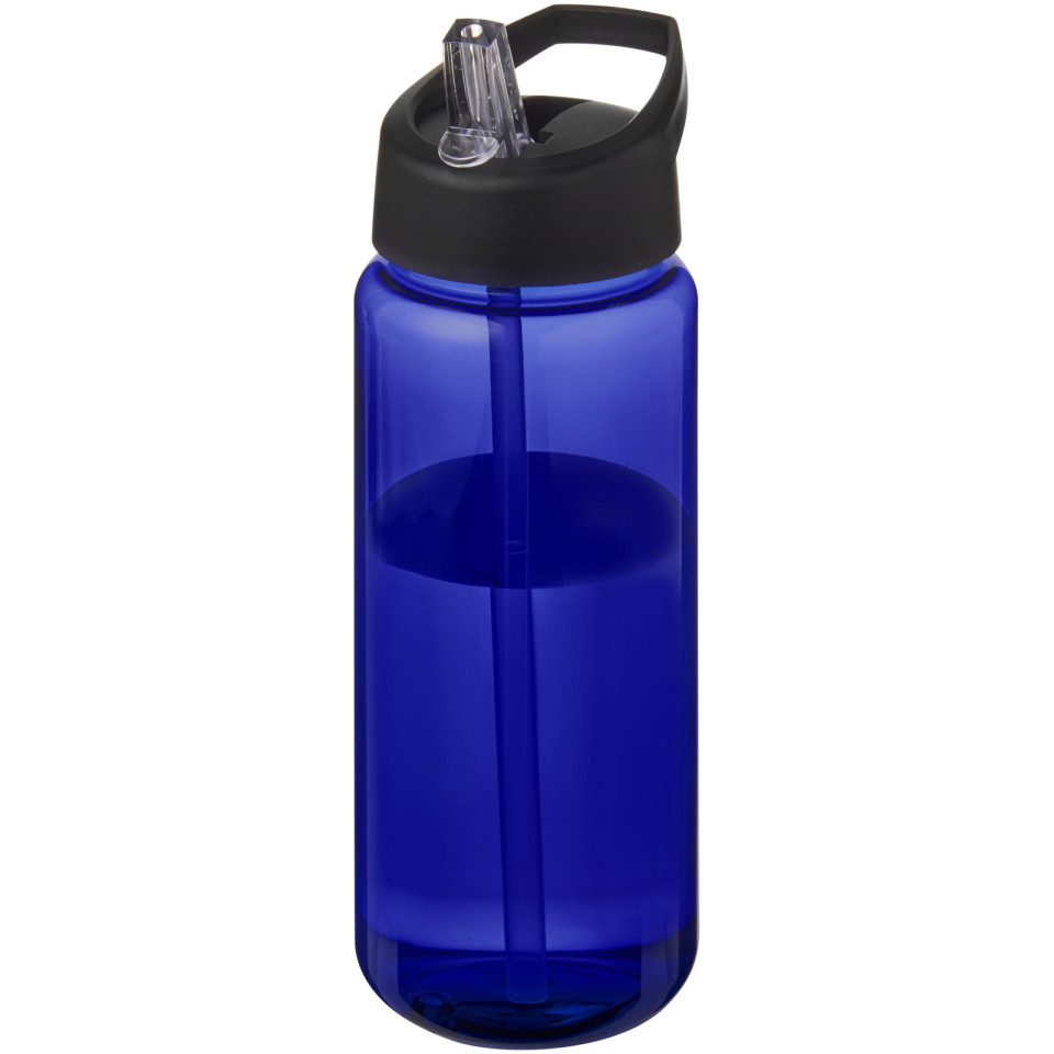 Bouteille publicitaire de sport H2O Active® Octave Tritan™ de 600 ml avec couvercle à bec verseur