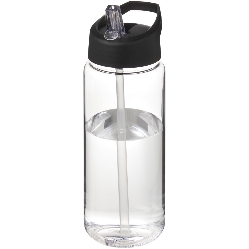 Bouteille publicitaire de sport H2O Active® Octave Tritan™ de 600 ml avec couvercle à bec verseur