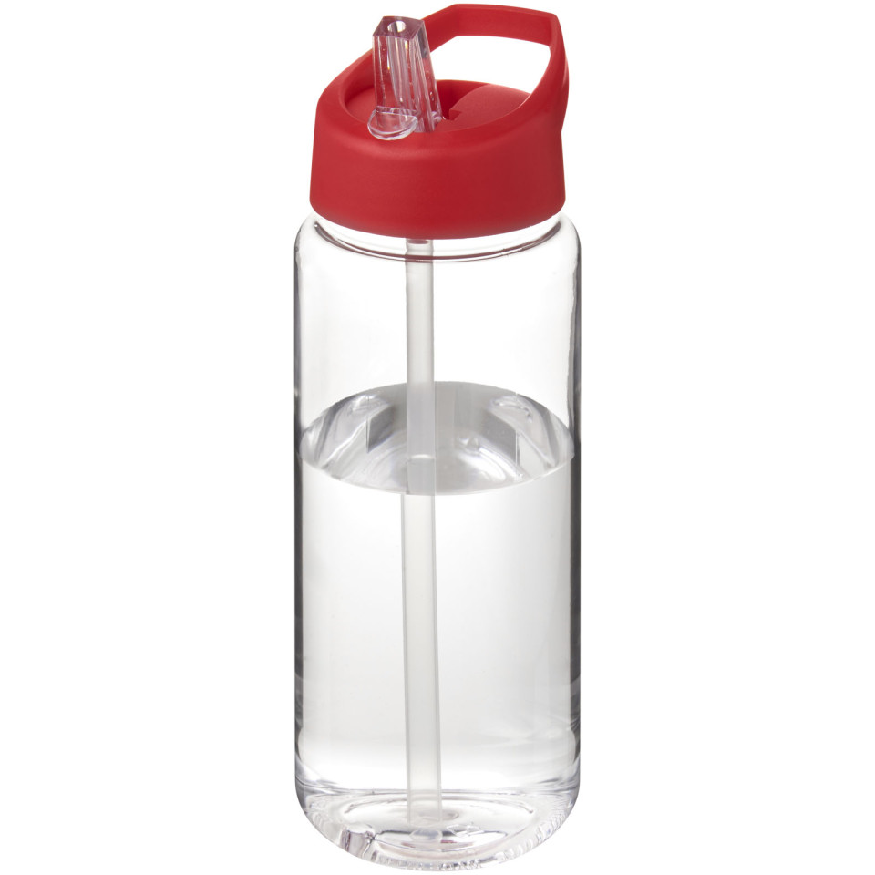 Bouteille publicitaire de sport H2O Active® Octave Tritan™ de 600 ml avec couvercle à bec verseur