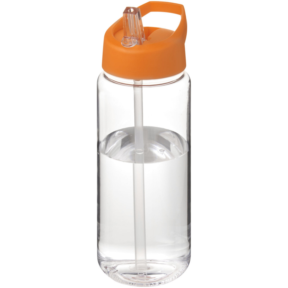 Bouteille publicitaire de sport H2O Active® Octave Tritan™ de 600 ml avec couvercle à bec verseur