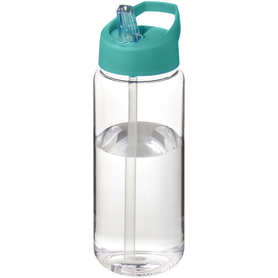 Bouteille publicitaire de sport H2O Active® Octave Tritan™ de 600 ml avec couvercle à bec verseur