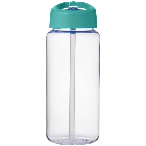 Bouteille publicitaire de sport H2O Active® Octave Tritan™ de 600 ml avec couvercle à bec verseur