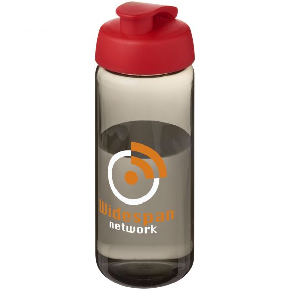 Bouteille publicitaire de sport H2O Active® Octave Tritan™ de 600 ml avec couvercle à clapet