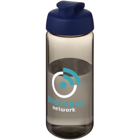 Bouteille publicitaire de sport H2O Active® Octave Tritan™ de 600 ml avec couvercle à clapet