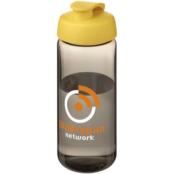 Bouteille publicitaire de sport H2O Active® Octave Tritan™ de 600 ml avec couvercle à clapet