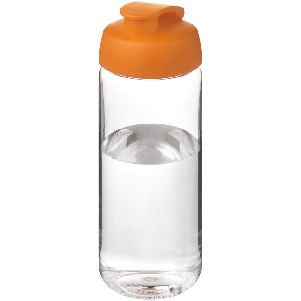 Bouteille publicitaire de sport H2O Active® Octave Tritan™ de 600 ml avec couvercle à clapet