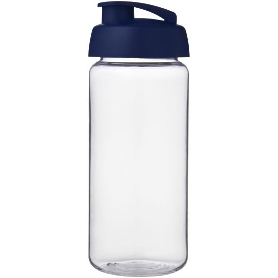 Bouteille publicitaire de sport H2O Active® Octave Tritan™ de 600 ml avec couvercle à clapet