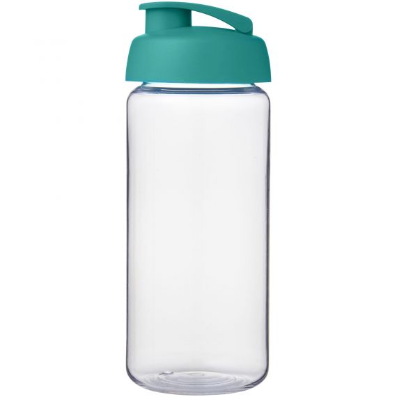 Bouteille publicitaire de sport H2O Active® Octave Tritan™ de 600 ml avec couvercle à clapet