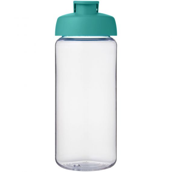 Bouteille publicitaire de sport H2O Active® Octave Tritan™ de 600 ml avec couvercle à clapet