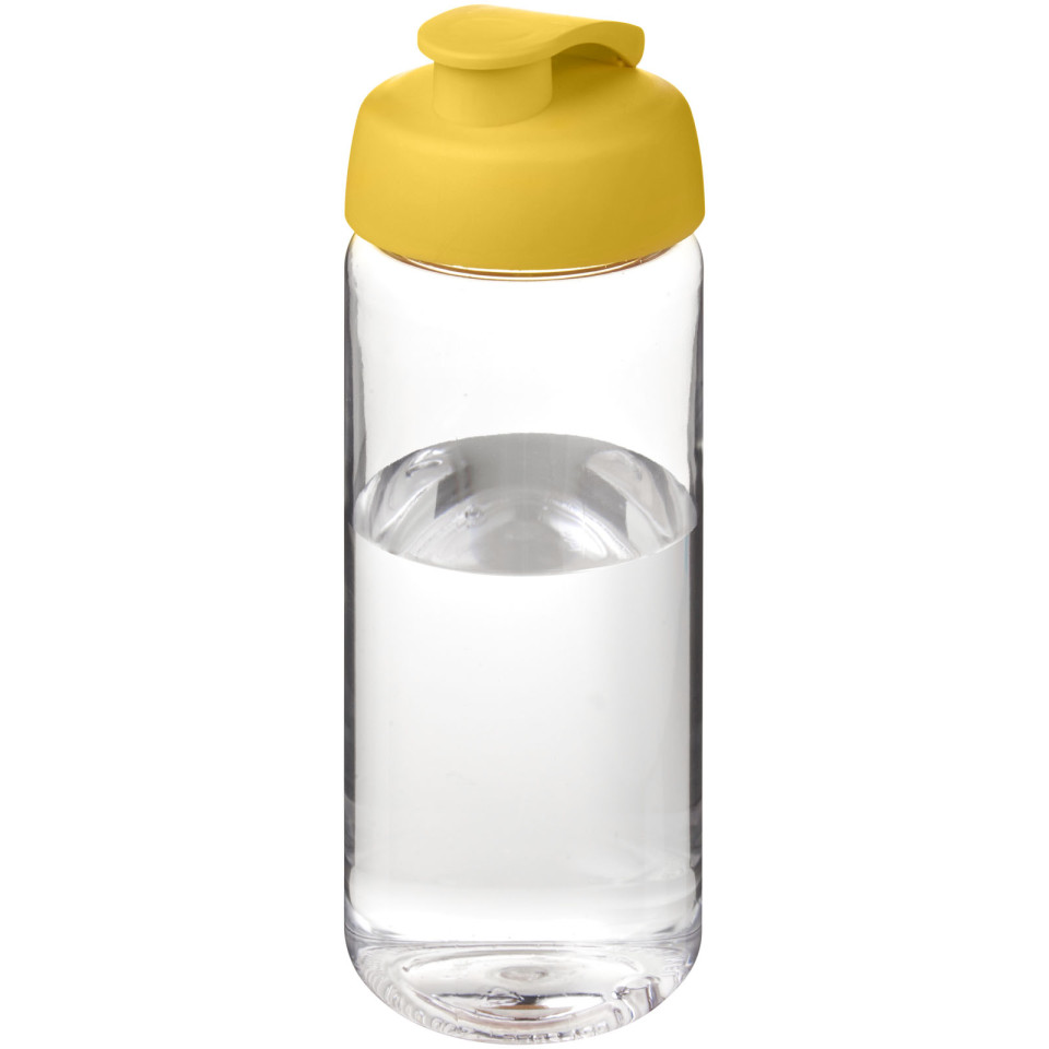 Bouteille publicitaire de sport H2O Active® Octave Tritan™ de 600 ml avec couvercle à clapet