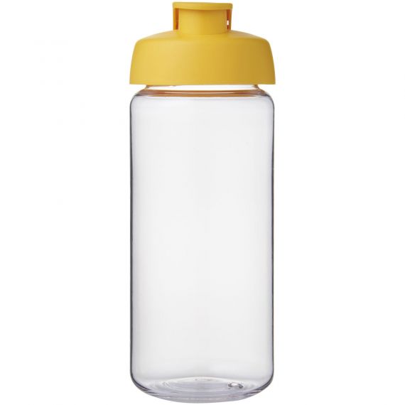 Bouteille publicitaire de sport H2O Active® Octave Tritan™ de 600 ml avec couvercle à clapet