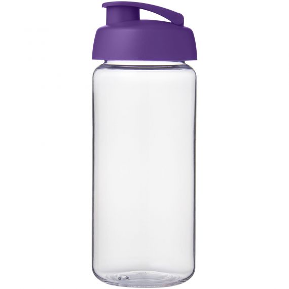 Bouteille publicitaire de sport H2O Active® Octave Tritan™ de 600 ml avec couvercle à clapet