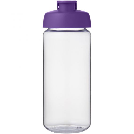 Bouteille publicitaire de sport H2O Active® Octave Tritan™ de 600 ml avec couvercle à clapet