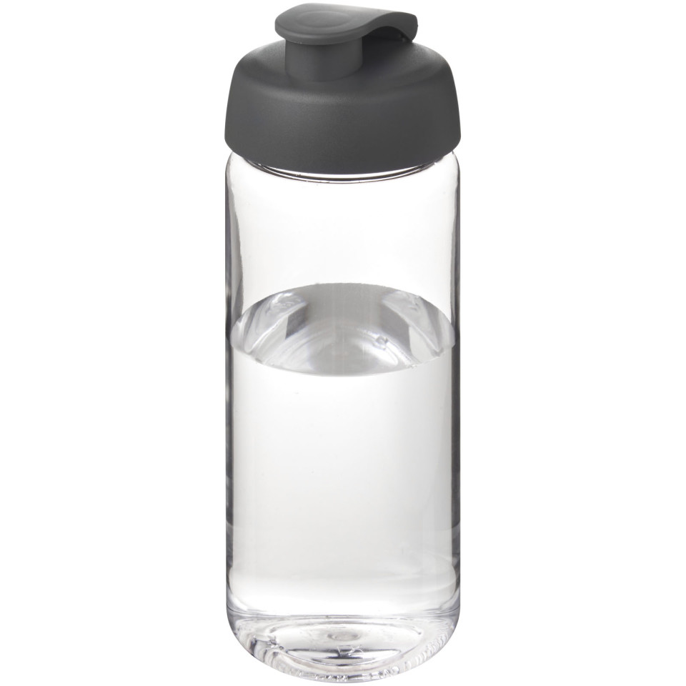 Bouteille publicitaire de sport H2O Active® Octave Tritan™ de 600 ml avec couvercle à clapet