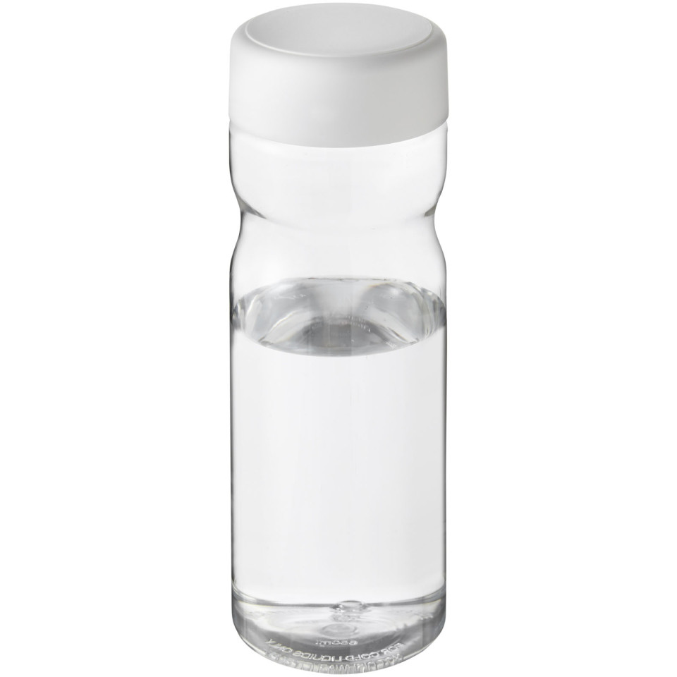 Bouteille publicitaire de sport H2O Active® Base Tritan™ de 650 ml avec couvercle và visser