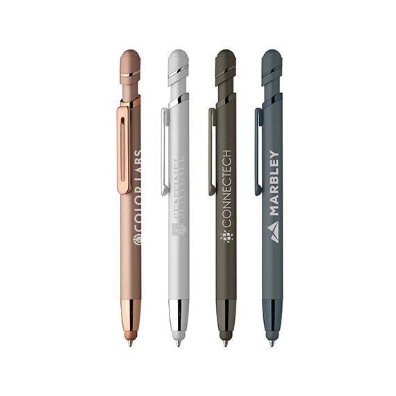 Stylo bille stylet publicitaire express Goldstar Atlantic Softy Métallique