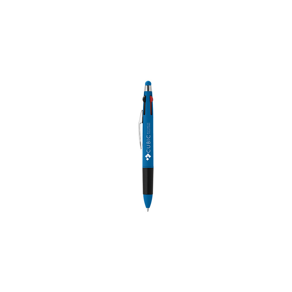 Stylo bille stylet 4 couleurs publicitaire express Goldstar Quattro Softy