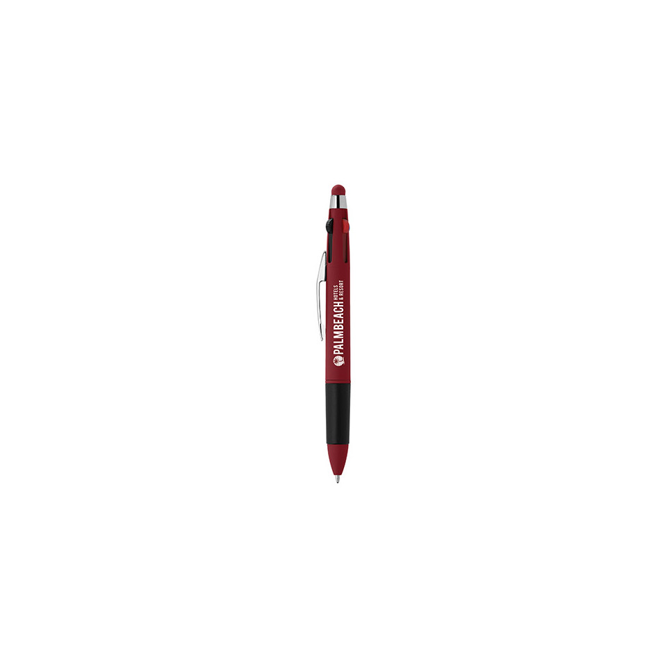 Stylo bille stylet 4 couleurs publicitaire express Goldstar Quattro Softy