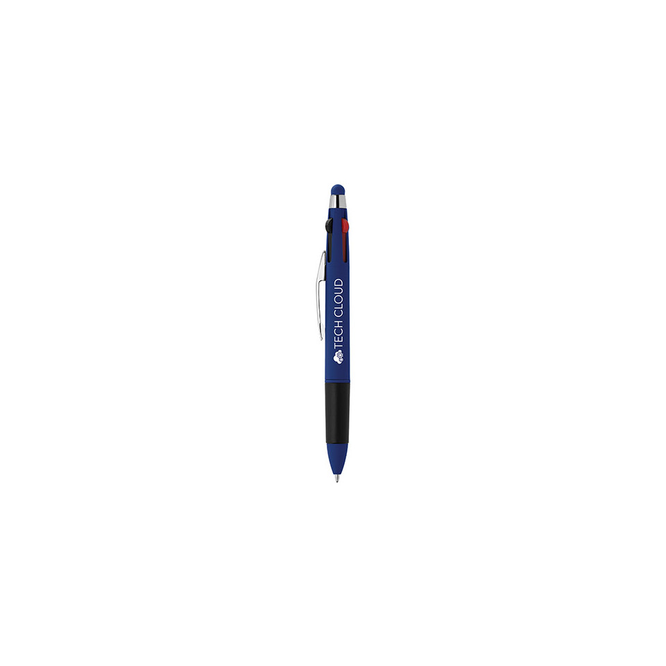 Stylo bille stylet 4 couleurs publicitaire express Goldstar Quattro Softy