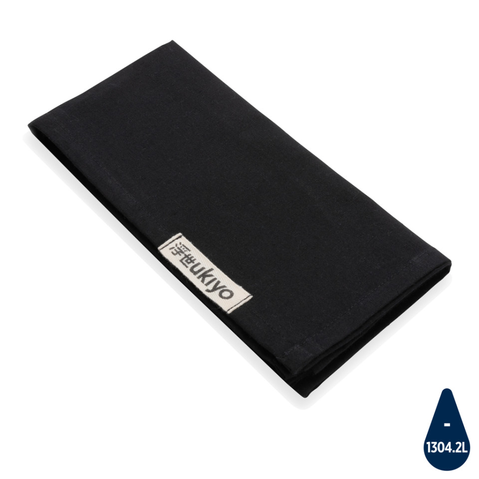 Set publicitaire de 4 serviettes de table Ukiyo en rcotton 180gr Aware™