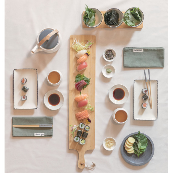 Set publicitaire de préparation à sushis 8pcs Ukiyo