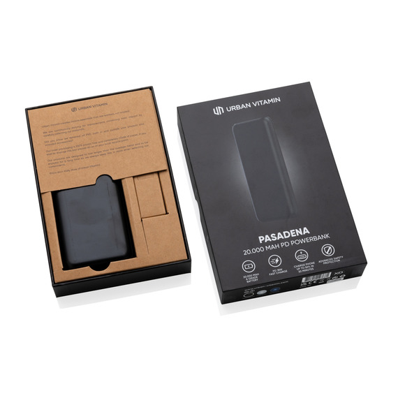 Powerbank publicitaire 20.000 mAh 18W Pd Urban Vitamin Pasadena