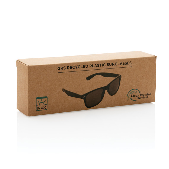 Lunettes publicitaires de soleil en plastique recyclé GRS