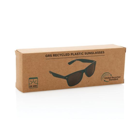 Lunettes publicitaires de soleil en plastique recyclé GRS