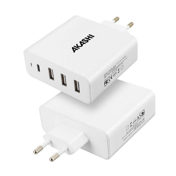 Chargeur publicitaire Secteur Intelligent 6A 3 USB et TYPE-C 60W