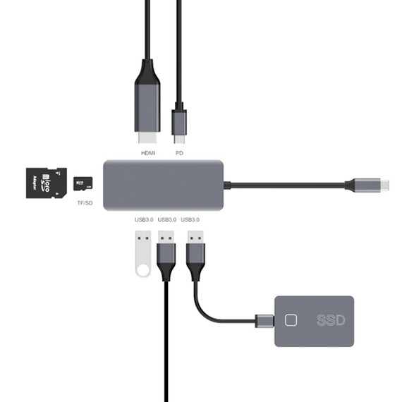 Akashi Adaptateur Micro USB vers USB Type-C - Câble & Adaptateur