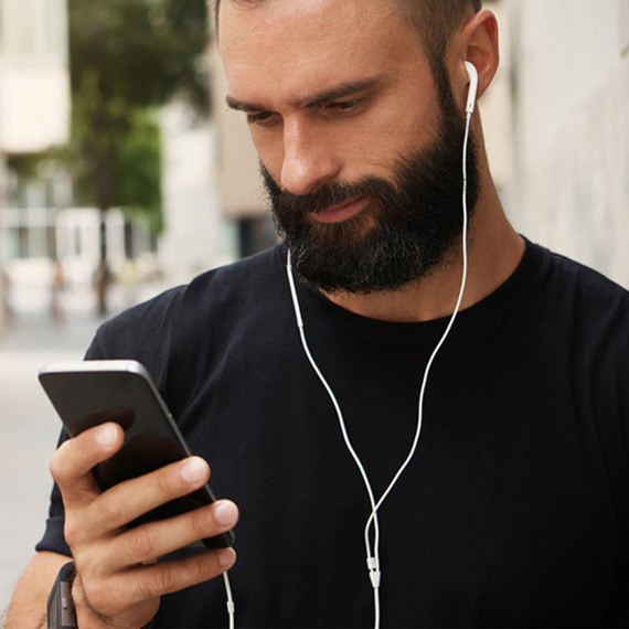 Écouteurs publicitaires Intra-auriculaire Filaires avec Micro