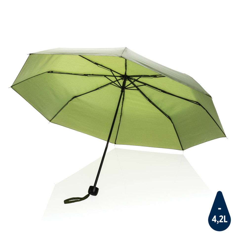 Mini parapluie publicitaire  20.5" en rPET 190T Impact AWARE™